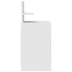 HKH Mesas de Cabeceira com 2 Gavetas 2 Pcs - Branco