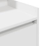 HKH Mesas de Cabeceira com 2 Gavetas 2 Pcs - Branco