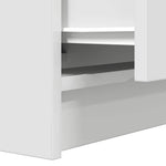 HKH Mesas de Cabeceira com 2 Gavetas 2 Pcs - Branco