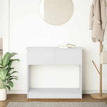 Mesa auxiliar HKH con cajones - Blanca
