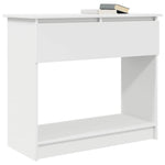 Mesa auxiliar HKH con cajones - Blanca