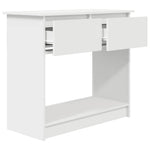 Mesa auxiliar HKH con cajones - Blanca