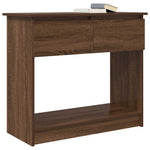 Mesa auxiliar HKH con cajones de roble - Marrón