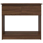 Mesa auxiliar HKH con cajones de roble - Marrón