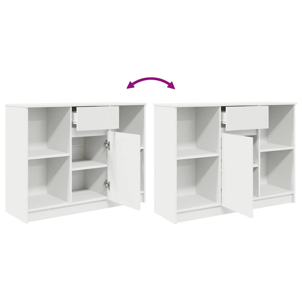 Aparador HKH en derivados de madera 101 x 35 x 76 cm - Blanco