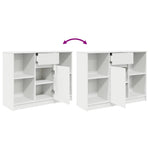 Aparador HKH en derivados de madera 101 x 35 x 76 cm - Blanco