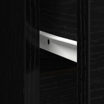 Aparador HKH en aglomerado de madera 101 x 35 x 76 cm - Roble Negro