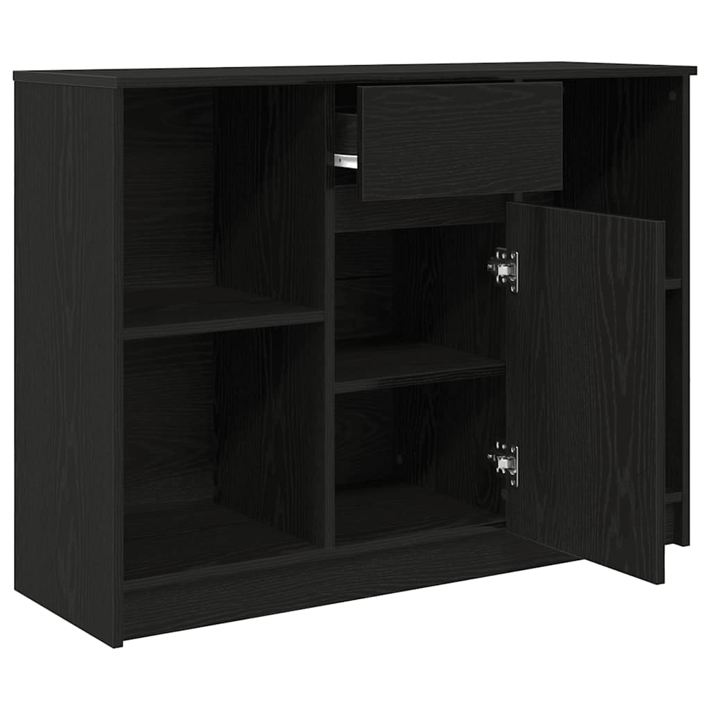 Aparador HKH en aglomerado de madera 101 x 35 x 76 cm - Roble Negro