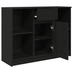 Aparador HKH en aglomerado de madera 101 x 35 x 76 cm - Roble Negro