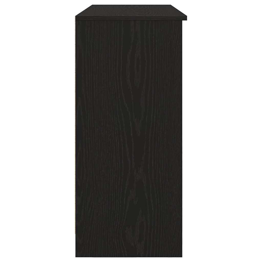 Aparador HKH en aglomerado de madera 101 x 35 x 76 cm - Roble Negro