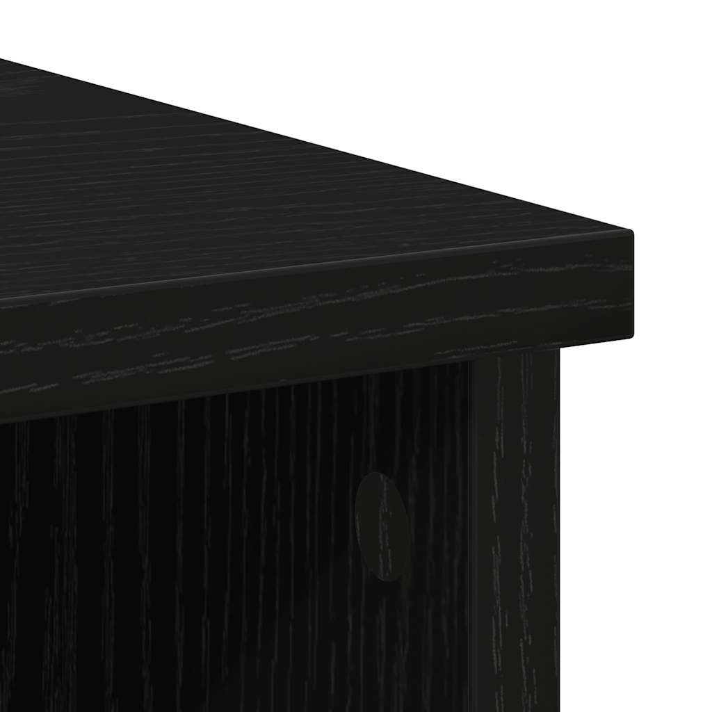 Aparador HKH en aglomerado de madera 101 x 35 x 76 cm - Roble Negro