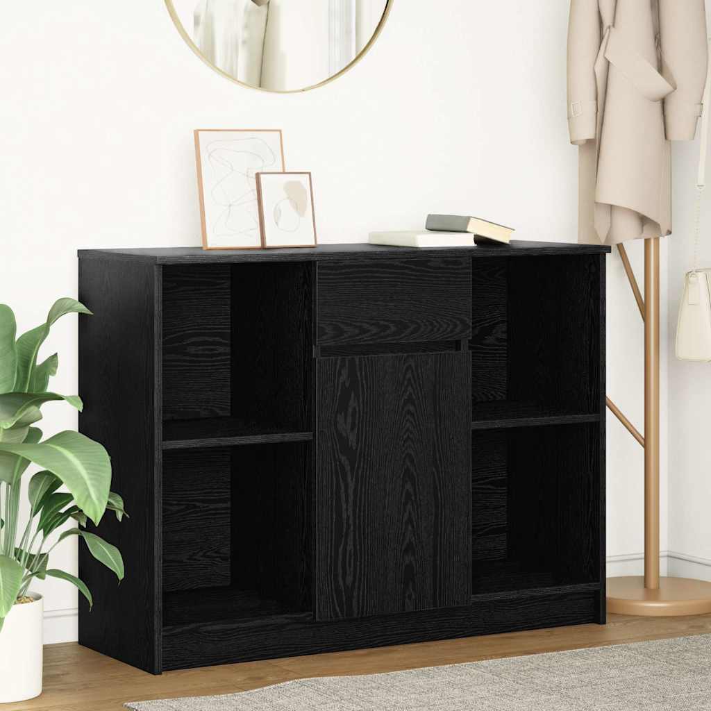 Aparador HKH en aglomerado de madera 101 x 35 x 76 cm - Roble Negro