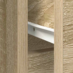 Aparador HKH en derivados de madera 101 x 35 x 76 cm - Roble Sonoma