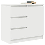 HKH Aparador em derivados de Madeira 71 X 35 X 65 Cm - Branco