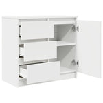 HKH Aparador em derivados de Madeira 71 X 35 X 65 Cm - Branco