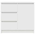 HKH Aparador em derivados de Madeira 71 X 35 X 65 Cm - Branco
