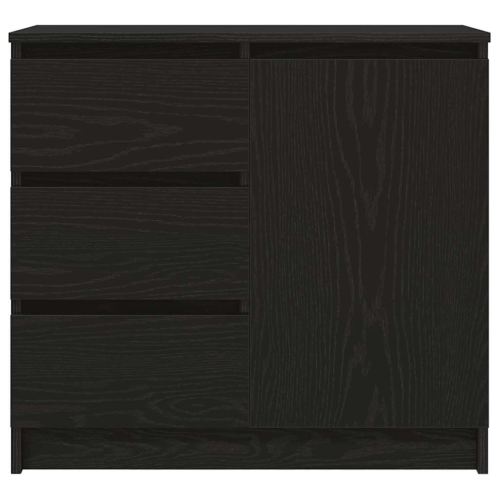 HKH Aparador em derivados de Madeira 71 X 35 X 65 Cm - Carvalho Preto