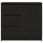 HKH Aparador em derivados de Madeira 71 X 35 X 65 Cm - Carvalho Preto