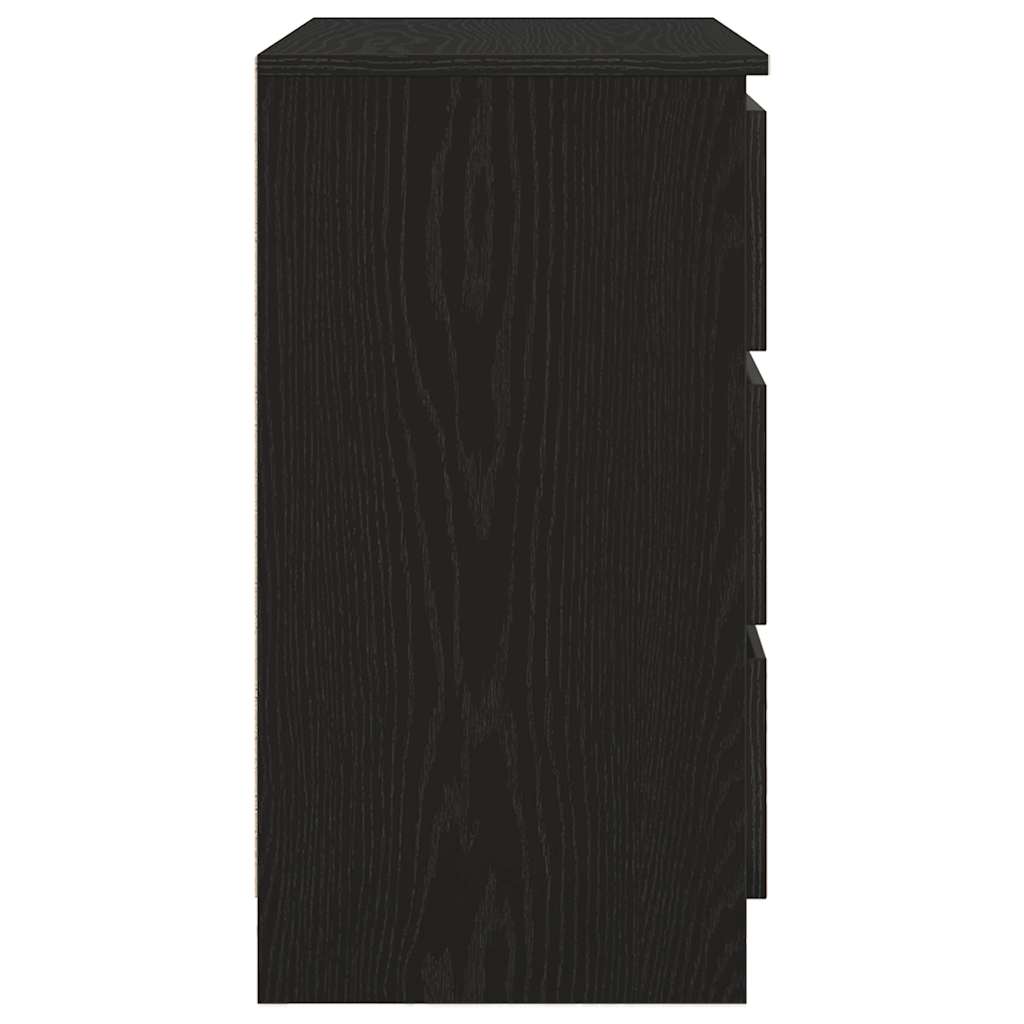 HKH Aparador em derivados de Madeira 71 X 35 X 65 Cm - Carvalho Preto