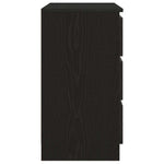 HKH Aparador em derivados de Madeira 71 X 35 X 65 Cm - Carvalho Preto