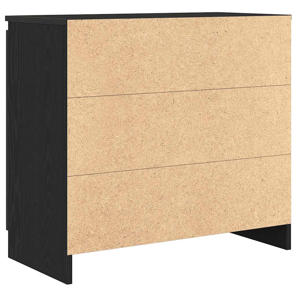 HKH Aparador em derivados de Madeira 71 X 35 X 65 Cm - Carvalho Preto