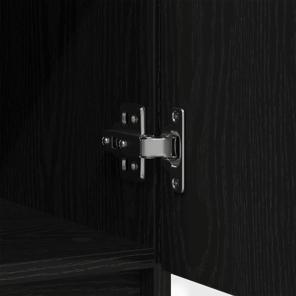 HKH Aparador em derivados de Madeira 71 X 35 X 65 Cm - Carvalho Preto