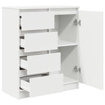 Aparador HKH de madera DM con cajones 35 X 28,5 X 16,5 Cm - Blanco