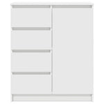 Aparador HKH de madera DM con cajones 35 X 28,5 X 16,5 Cm - Blanco