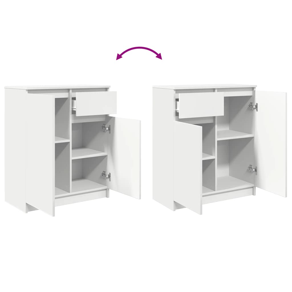 HKH Aparador em derivados de Madeira 71 X 35 X 84 Cm - Branco
