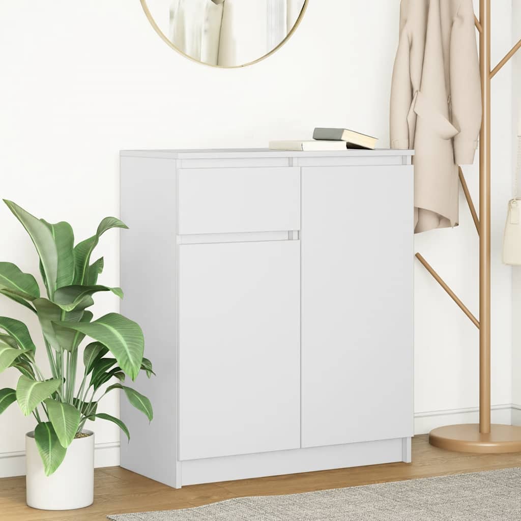Aparador HKH en derivados de madera 71 x 35 x 84 cm - Blanco