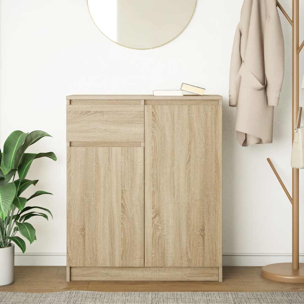 Aparador HKH en derivados de Madera 71 X 35 X 84 Cm - Roble Sonoma