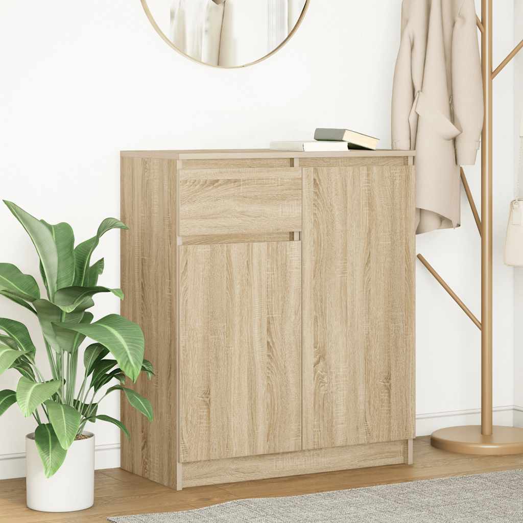 Aparador HKH en derivados de Madera 71 X 35 X 84 Cm - Roble Sonoma