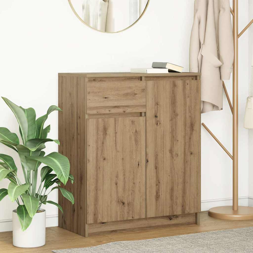 Aparador HKH en derivados de madera 71 X 35 X 84 Cm - Roble Artesano