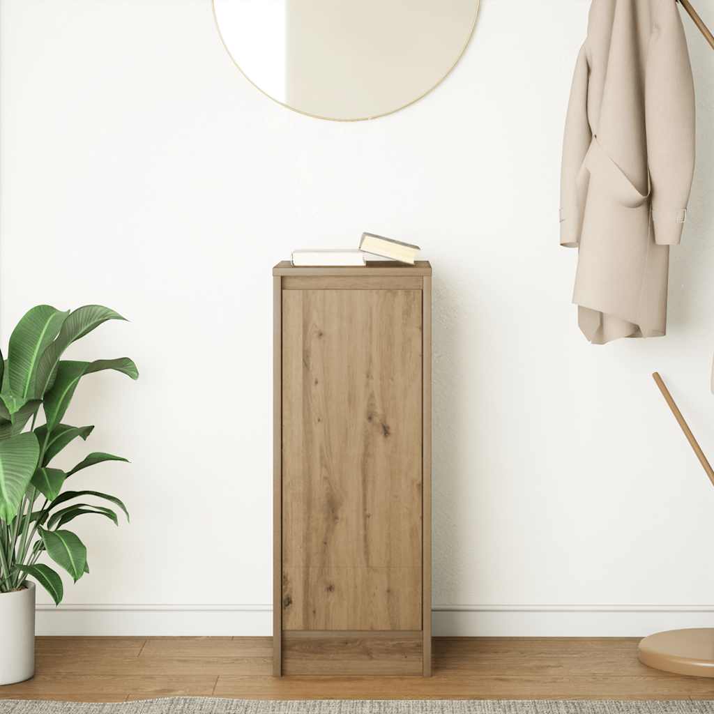 HKH Aparador en derivados de Madera 29,5 X 34 X 76 Cm - Roble Artesano