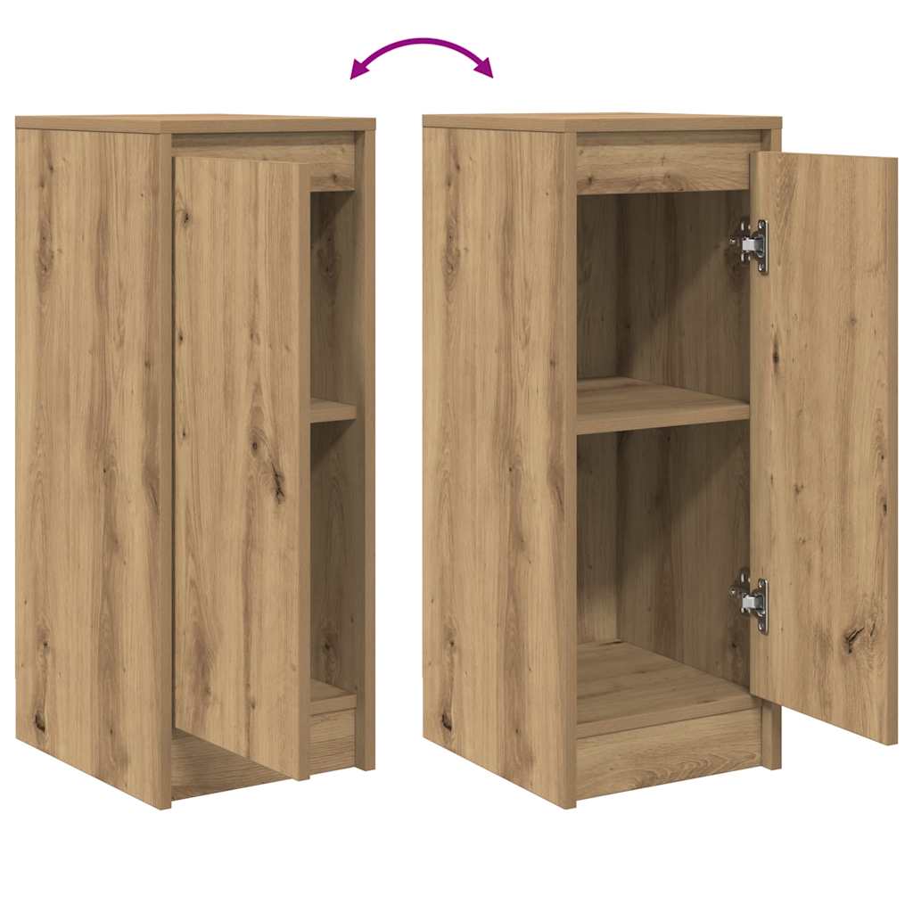 HKH Aparador en derivados de Madera 29,5 X 34 X 76 Cm - Roble Artesano