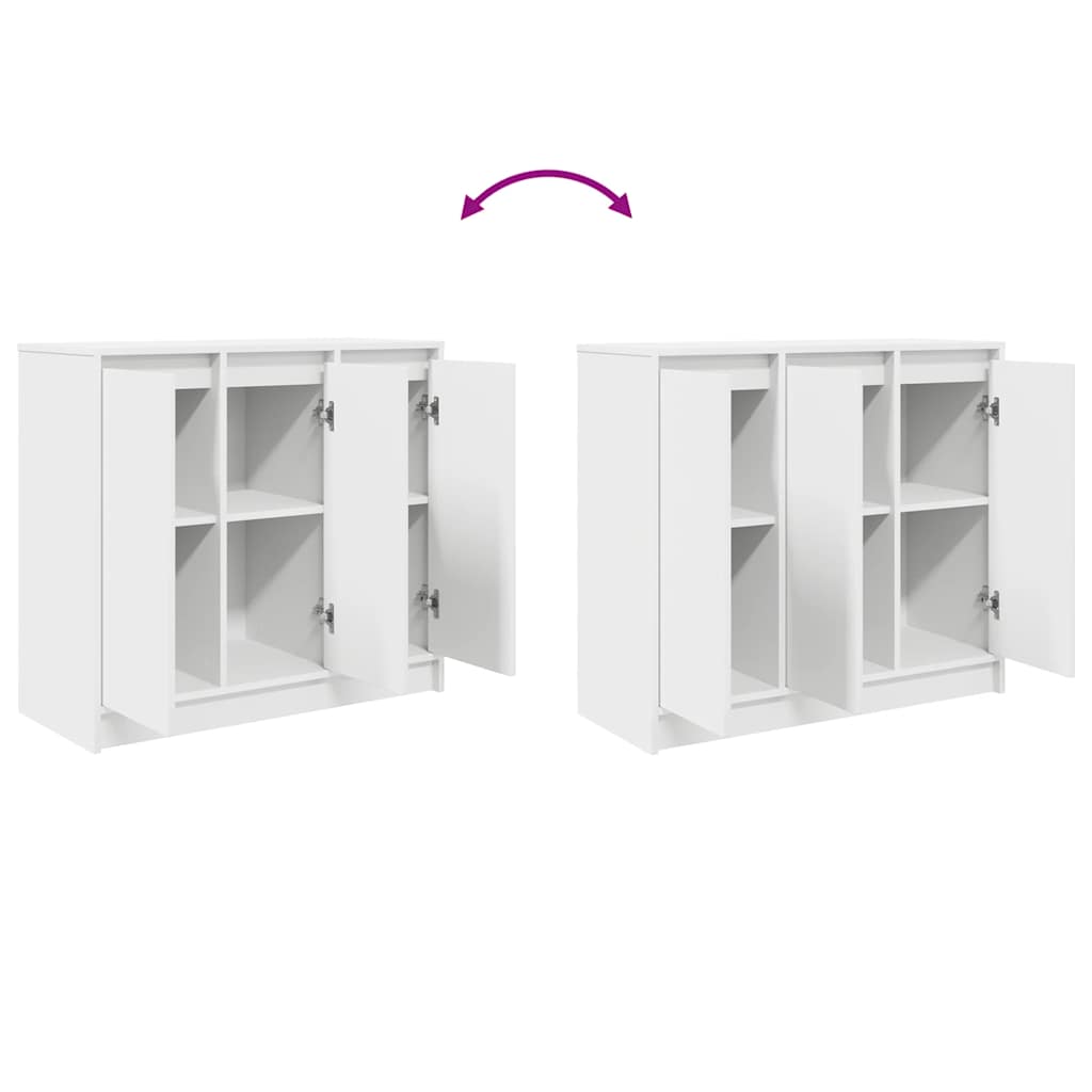 HKH Aparador em derivados de Madeira 85 X 34 X 76 Cm - Branco