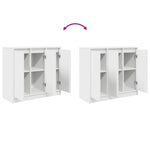 HKH Aparador em derivados de Madeira 85 X 34 X 76 Cm - Branco