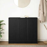 Aparador HKH en derivados de madera 85 x 34 x 76 cm - Roble Negro