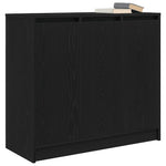Aparador HKH en derivados de madera 85 x 34 x 76 cm - Roble Negro