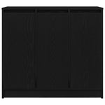 Aparador HKH en derivados de madera 85 x 34 x 76 cm - Roble Negro