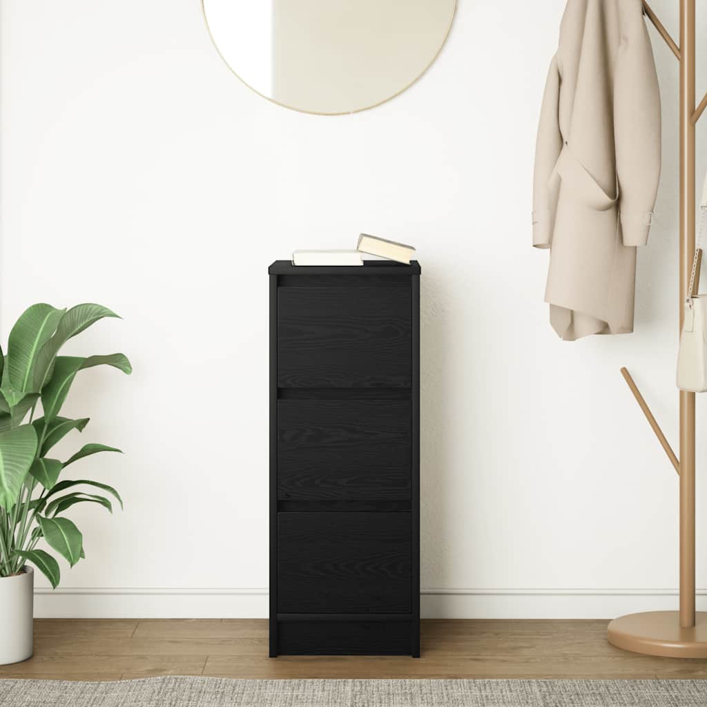 Aparador HKH en derivados de madera 29,5 x 34 x 76 cm - Roble Negro