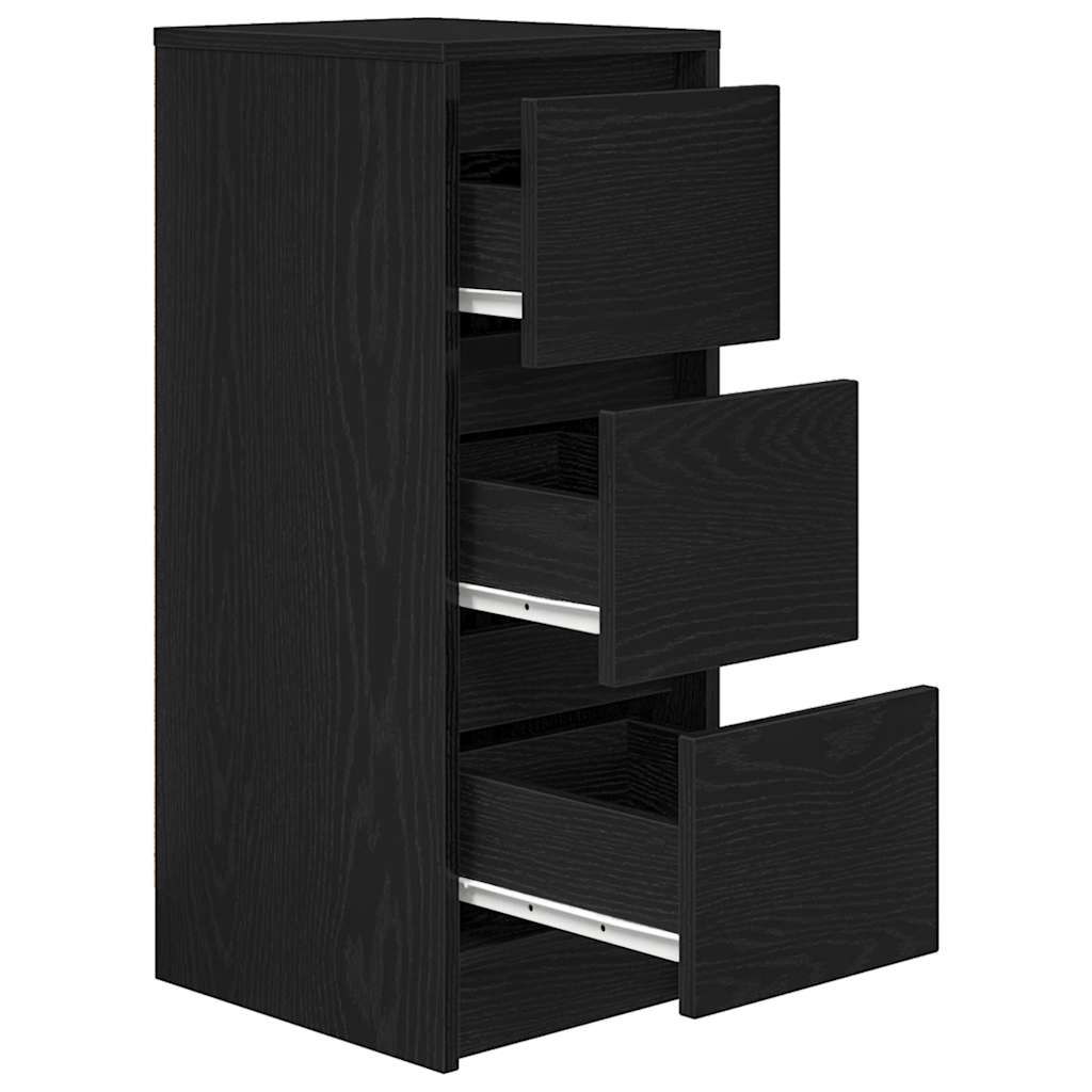 Aparador HKH en derivados de madera 29,5 x 34 x 76 cm - Roble Negro