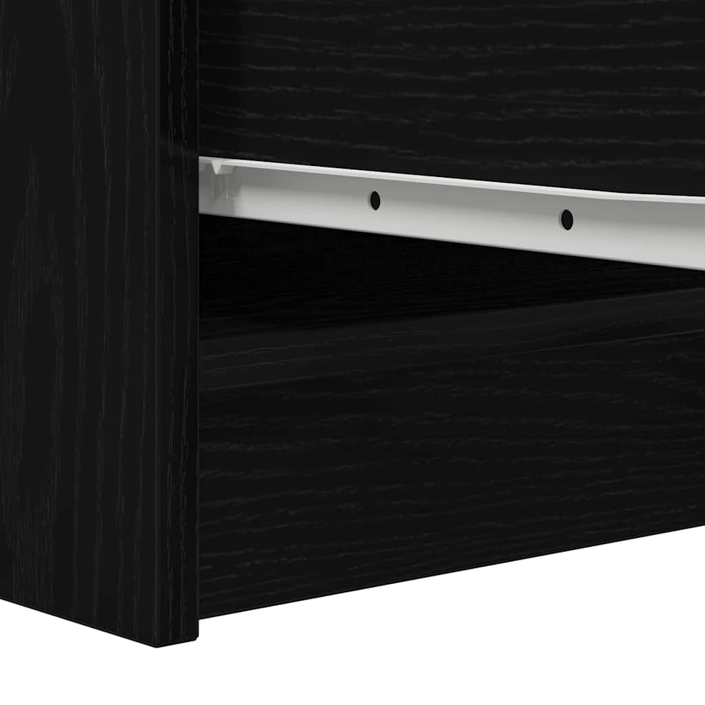 Aparador HKH en derivados de madera 29,5 x 34 x 76 cm - Roble Negro