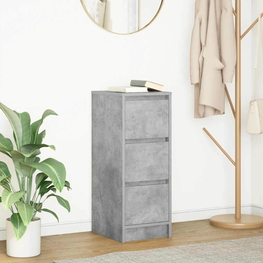 HKH Aparador en derivados de Madera 29,5 X 34 X 76 Cm - Gris Cemento