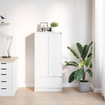 HKH Armário Alto em derivados de Madeira com Gaveta 55,5 X 34 X 119,5 Cm - Branco