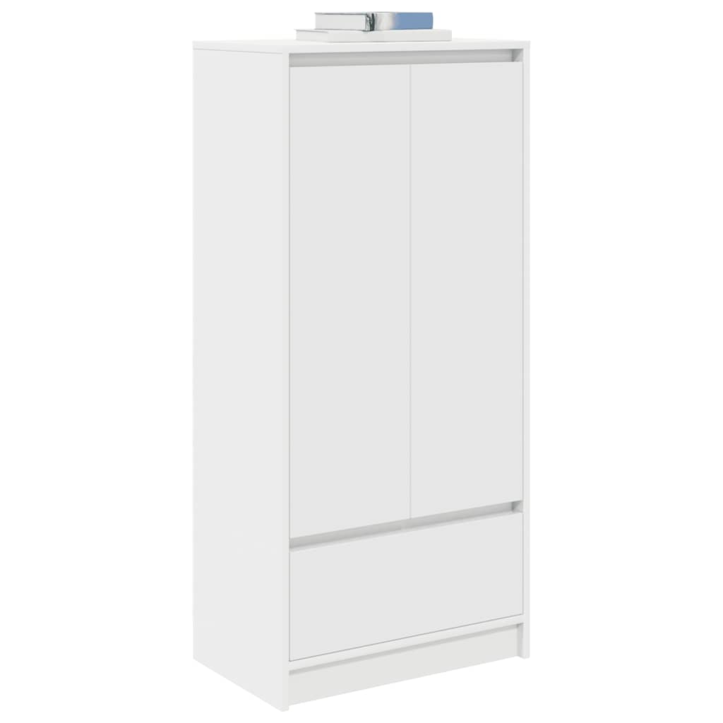 HKH Armário Alto em derivados de Madeira com Gaveta 55,5 X 34 X 119,5 Cm - Branco
