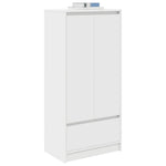 HKH Armário Alto em derivados de Madeira com Gaveta 55,5 X 34 X 119,5 Cm - Branco