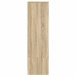 HKH Armario Alto de Madera con Cajón 55,5 X 34 X 119,5 Cm - Roble Sonoma