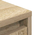 HKH Armario Alto de Madera con Cajón 55,5 X 34 X 119,5 Cm - Roble Sonoma