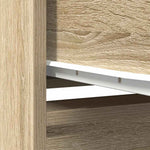 HKH Armario Alto de Madera con Cajón 55,5 X 34 X 119,5 Cm - Roble Sonoma